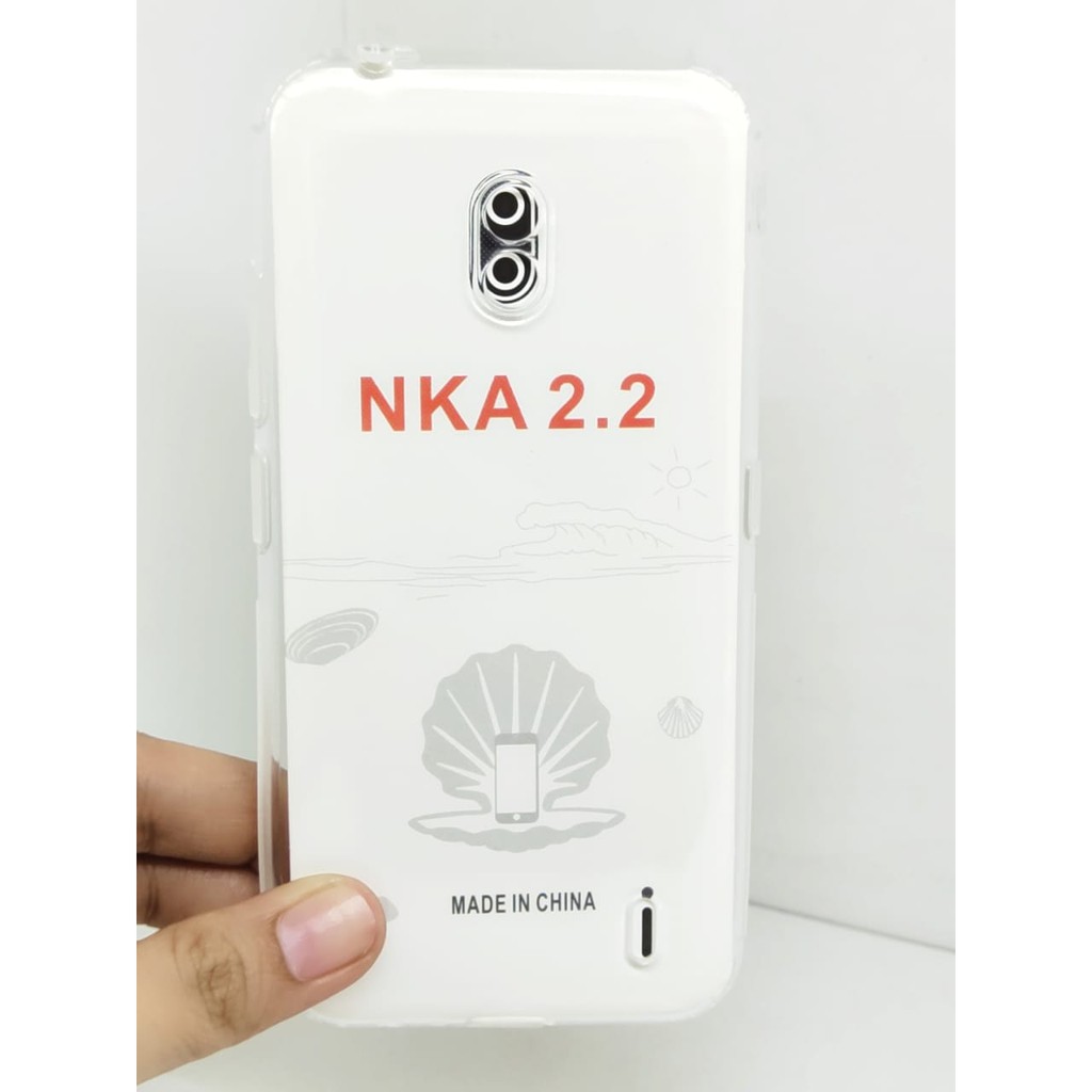 Soft Case Clear HD with Protector Camera Nokia 2.2 5.71 inchi TPU Silicon Transparan
