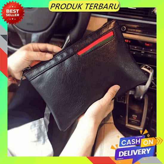 Clutch Bag Tas Pria Tas Tangan Hand Bag Pouch Waterproof Clutch J4S4 Pria Handbag Anti Air Tas Gengg
