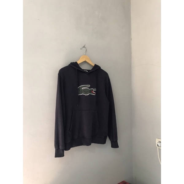 hoodie lacoste big logo