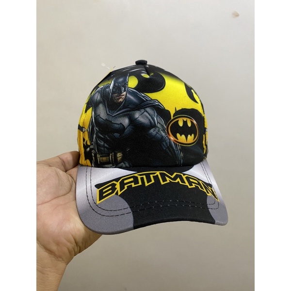 topi anak baseball motif karakter kids printing