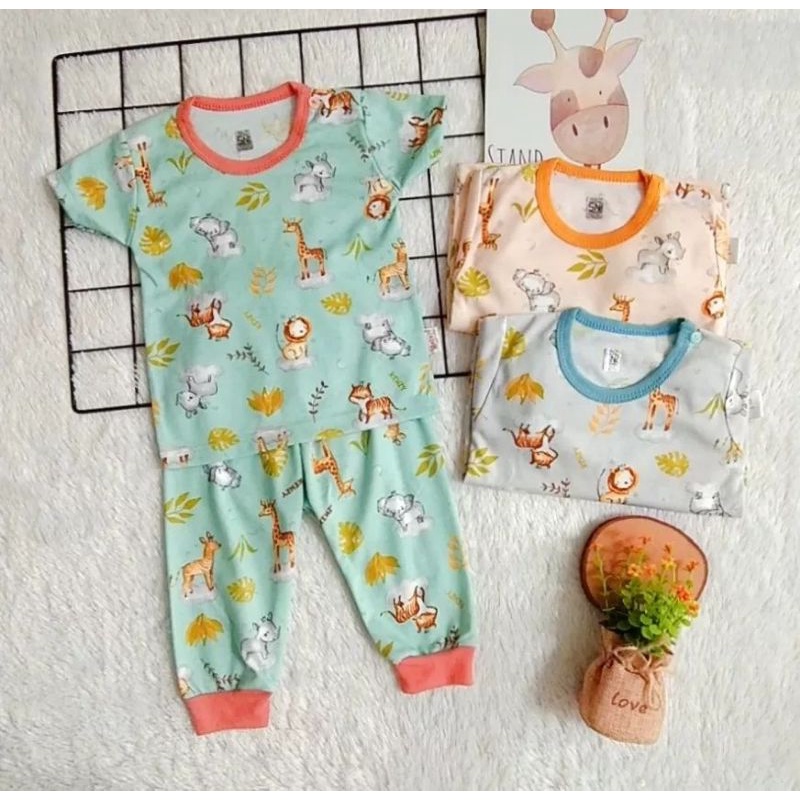 Set Kenzy Baby Mix Pendek Panjang Motif Print