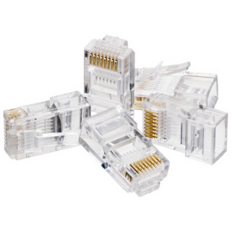 konektor RJ 45 biasa isi 100pcs