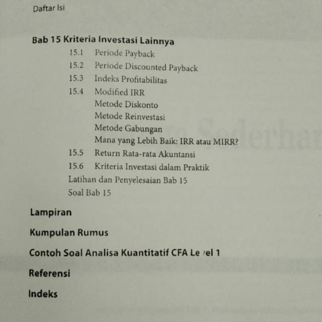32 Contoh Soal Irr Kumpulan Contoh Soal