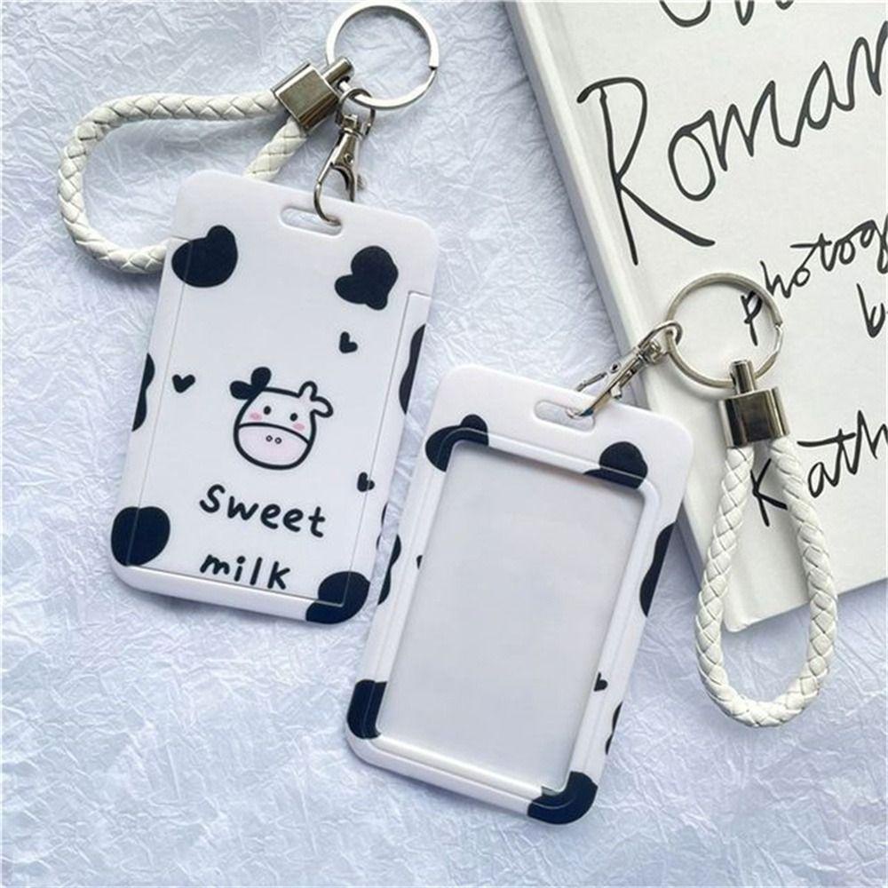 Mxbeauty Card Holders Office Keyring Bus Card Cover Kartun Kartu Kerja Pemegang Lencana Nama