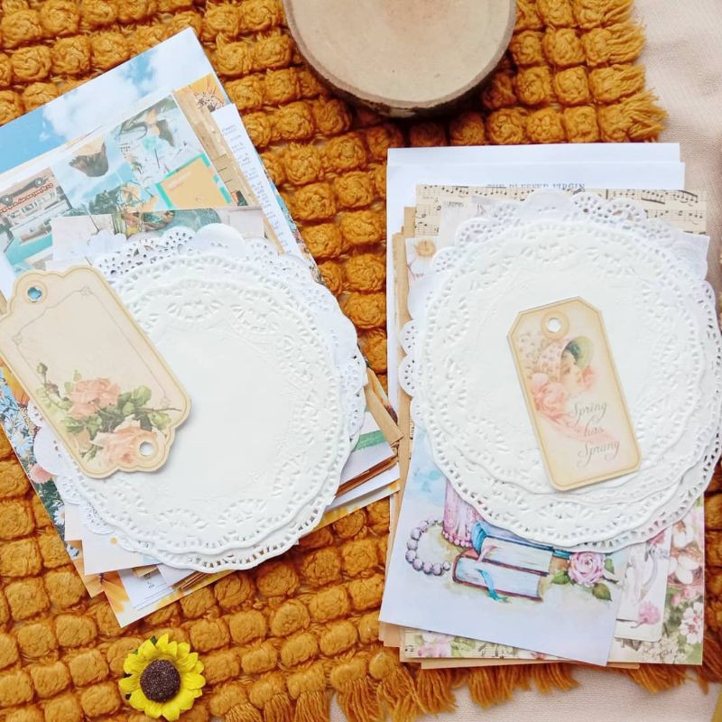 

PAPER VINTAGE SET (VOL 2) | KERTAS TEMA VINTAGE UNTUK JOURNALING, SCRAPBOOK, NOTES DLL