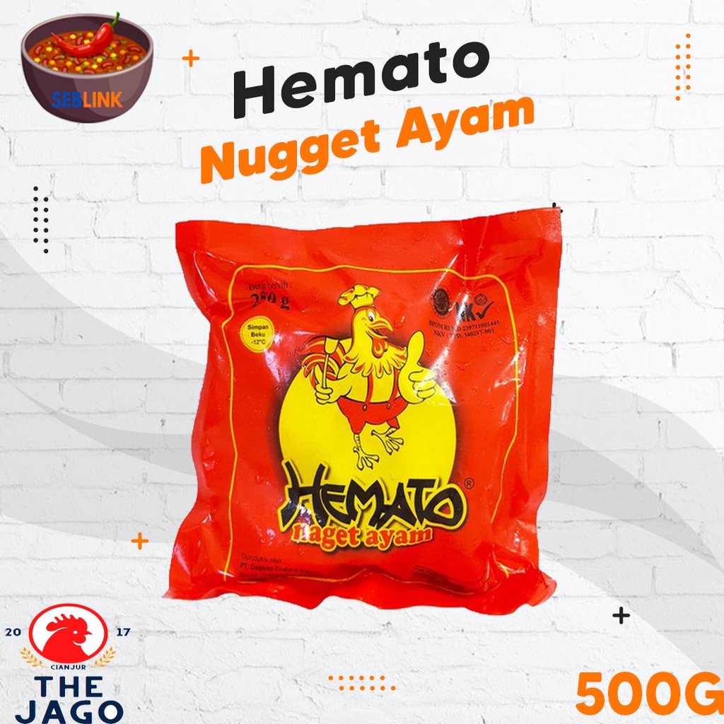 

Hemato Nugget Ayam Isi 500Gram