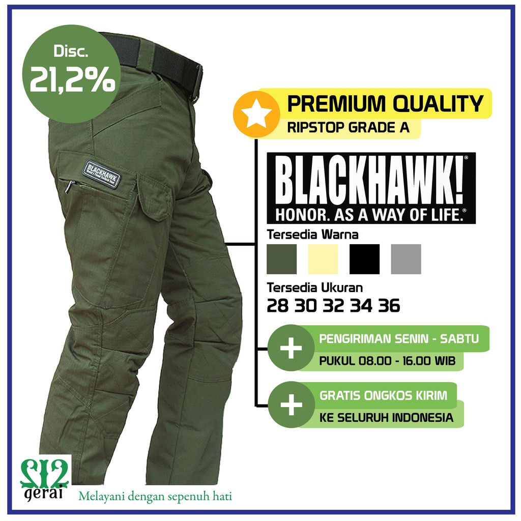 PREMIUM QUALITY Celana Tactical Blackhawk Shopee Indonesia PREMIUM QUALITY Celana Tactical Blackhawk Shopee Indonesia