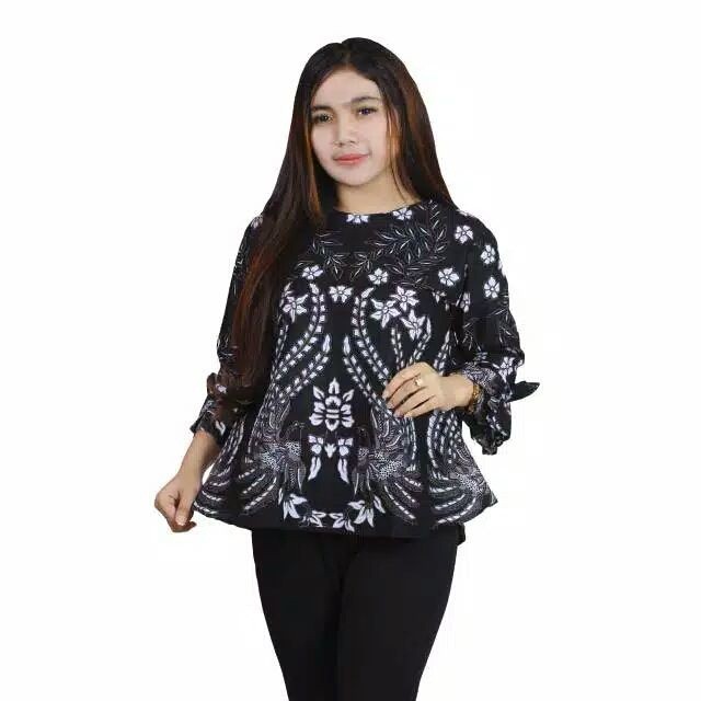 Blus Batik Atasan Wanita Galing Kenanga