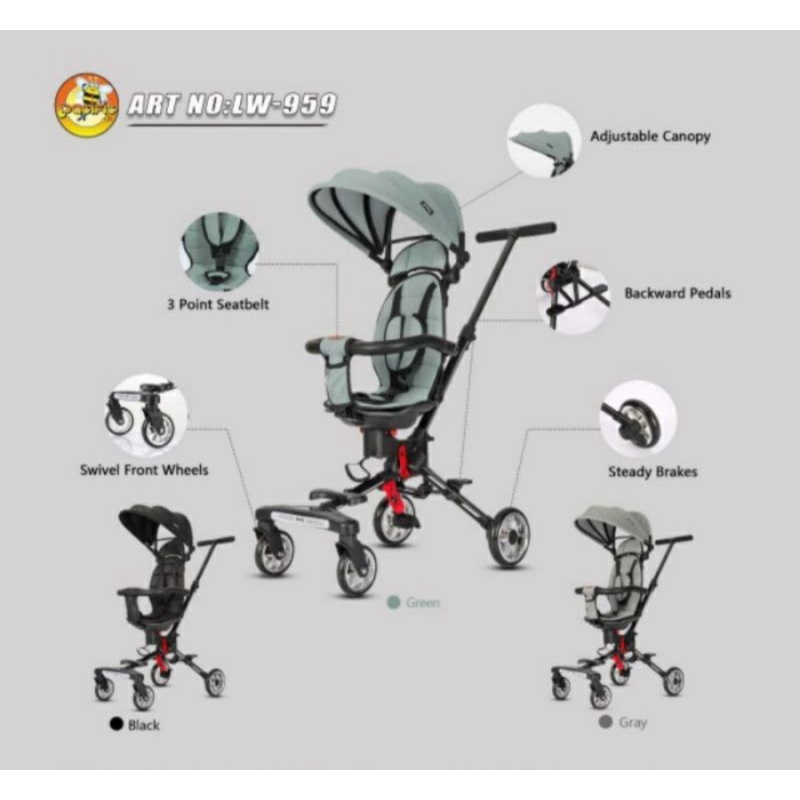 Magic baby stroller Pacific LW 959