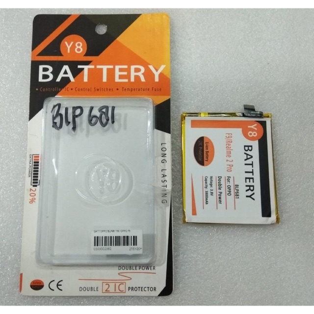 BATTERY / BATTERAI / BATT OPPO BLP681 Y8 / OPPO F9