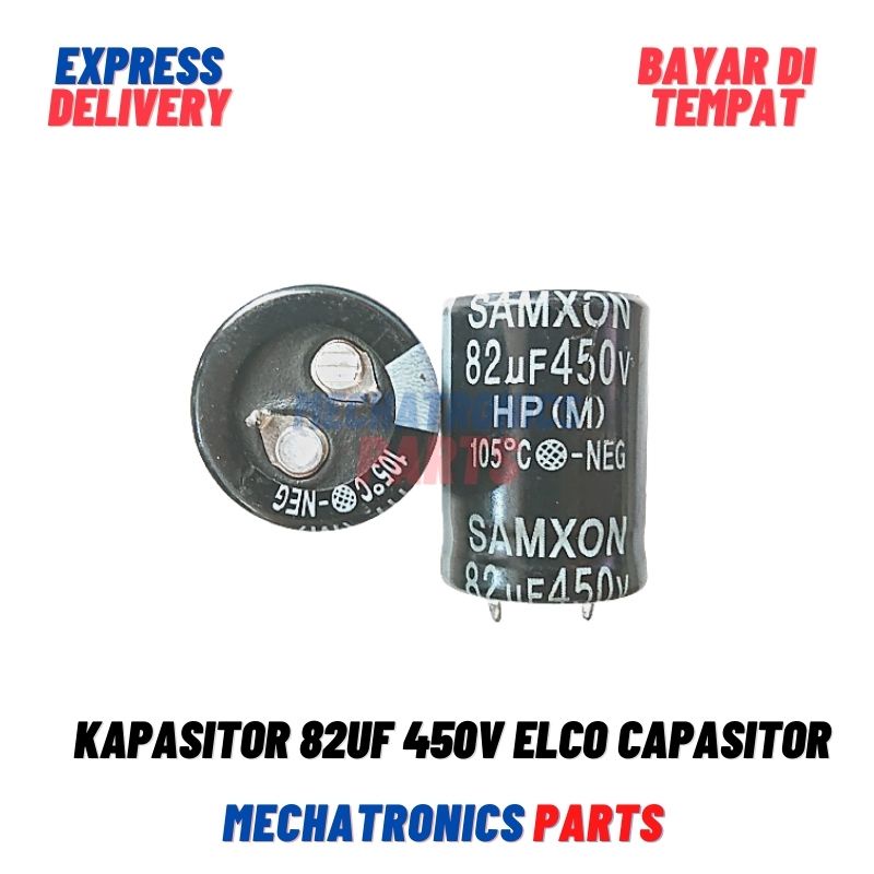 Kapasitor 82uF 450V ELCO CAPASITOR