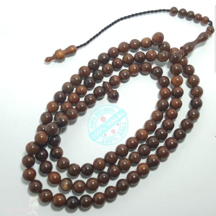 Tasbih Kayu Kaokah Kokka 99 Asli Istanbul Turki Coklat