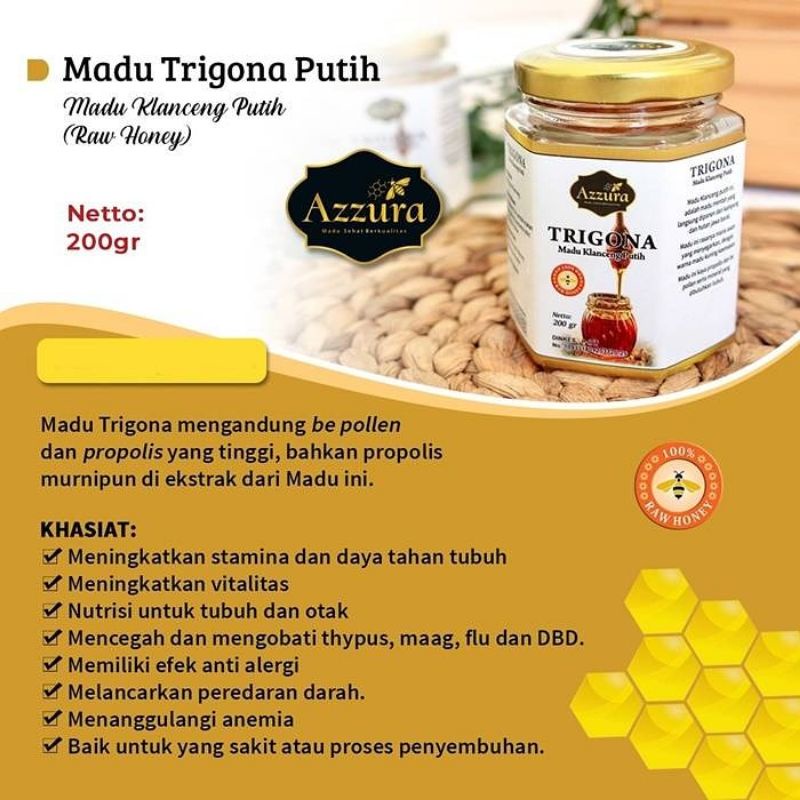 

Madu Azzura Trigona Putih