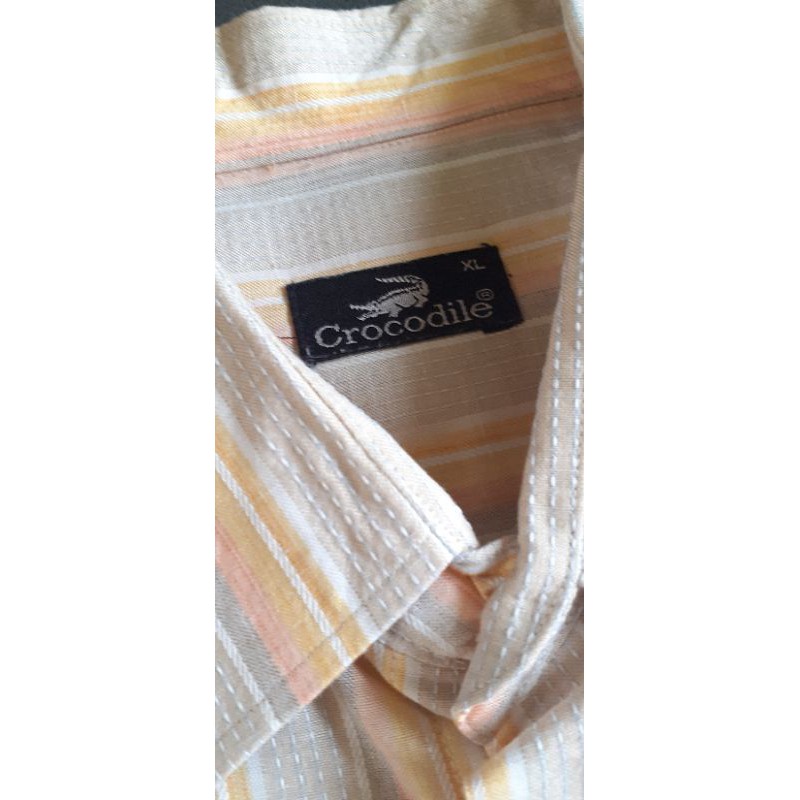 Kemeja Pria Lengan Pendek/Kemeja Pria/Kemeja Crocodile/Kemeja Preloved