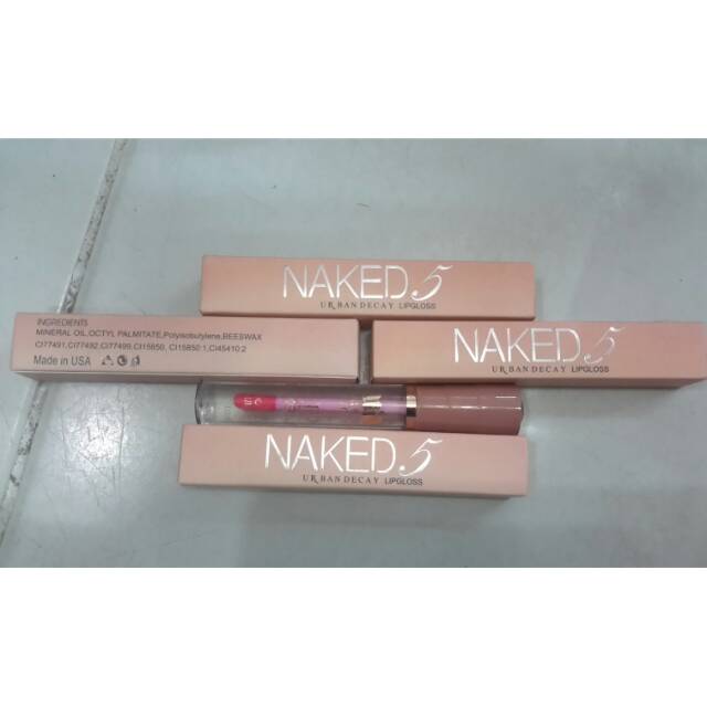 Naked 5 - urban decay lipgloss