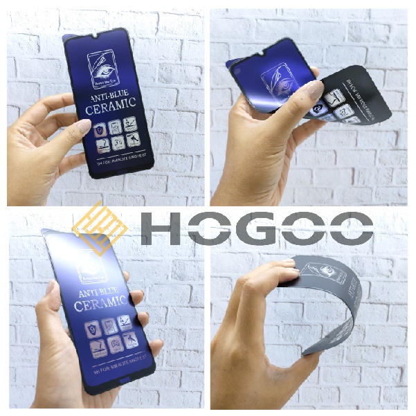 HOGOO TEMPEREDGLASS - ANTI GORES CERAMIC ANTI BLUE MATTE SAMSUNG M02 M10 M11 M12 M20