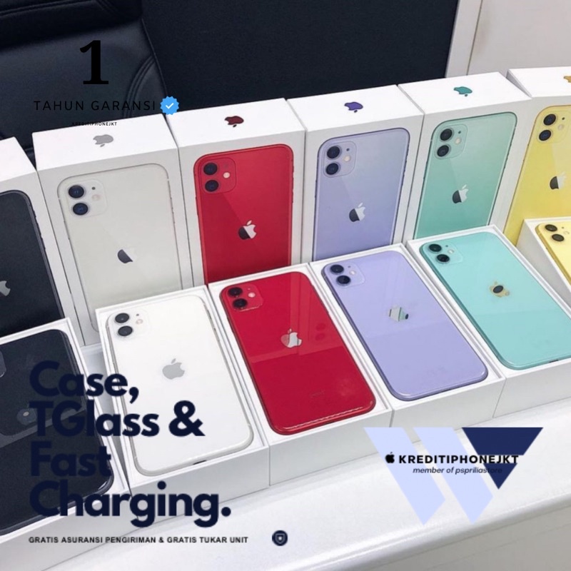 CUCI GUDANG  hp seken Iphone 11/11PRO - 64GB 128GB - Like New - JAMINAN ORI Garansi sinyal giveaway undian pasti untung-7