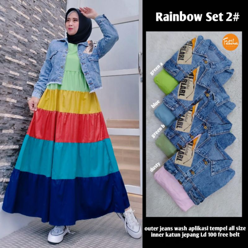 baju plus jaket levis