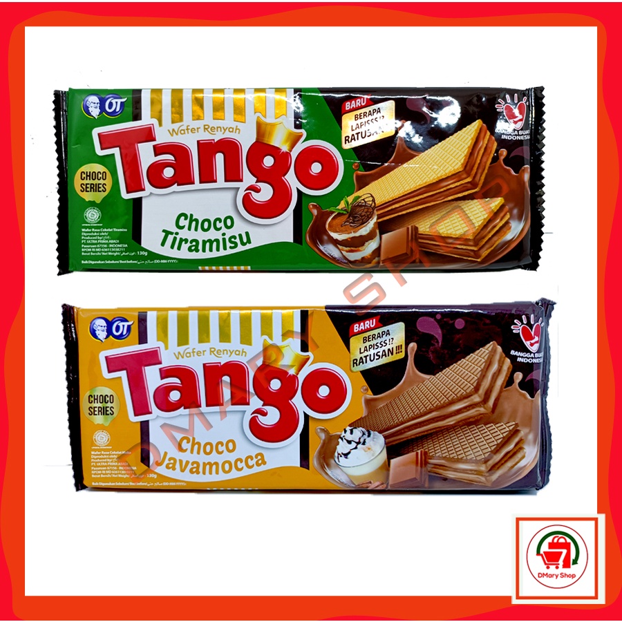 

Tango Wafer Renyah Choco Javamocca Dan Tiramisu 130Gram