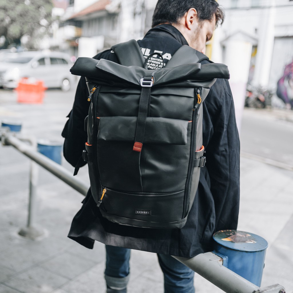 CHORAL BACKPACK -ACE 100% ORIGINAL / tas punggung slot laptop 14 inch /  backpack WATER RESISTANT / 
