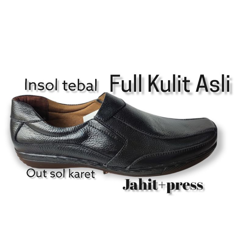 Sepatu Casual delie Pria Kulit asli Original