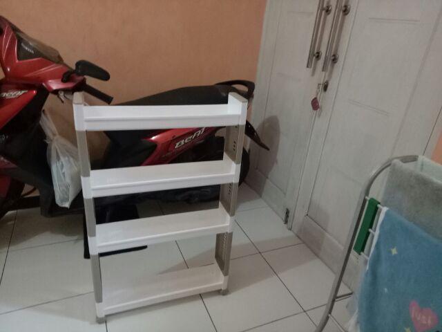 Krishome Slim Rack 4 Susun Serbaguna/rak Sudut/rak Nyempil 4 Tingkat