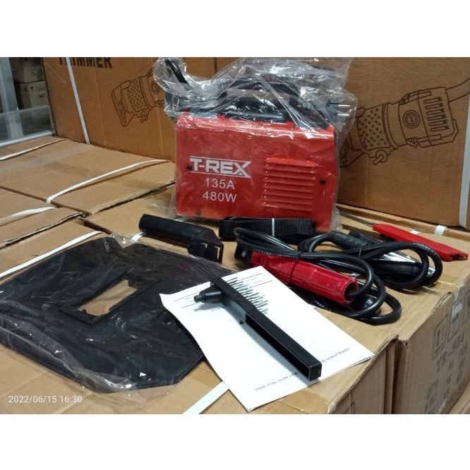 PAKET tukang harian 3 item las - mesin las t-rex MMA 135a 480 watt dan mesin bor 10mm MIKAYO + mesin gerinda MIKAYO PAKET MURAH BOR GERINDA LAS