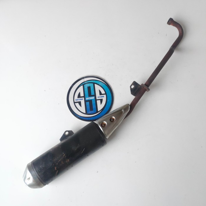 KNALPOT HONDA REVO FIT 110 KARBU/REVO ABSOLUTE/BLADE 110 OLD ORIGINAL
