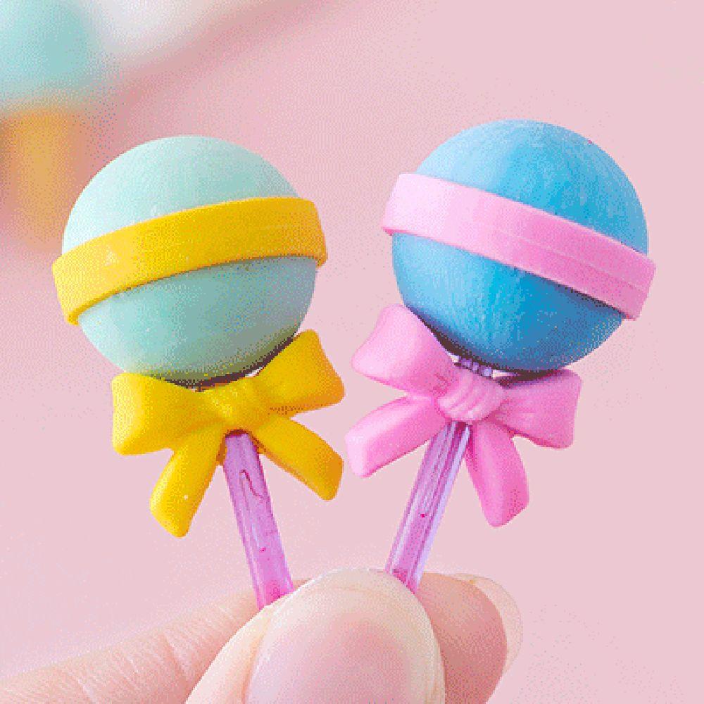 Agustina Dessert Erasers Set Enak Kreatif Lolipop Icecream Kantor Sekolah Donat Pensil Eraser