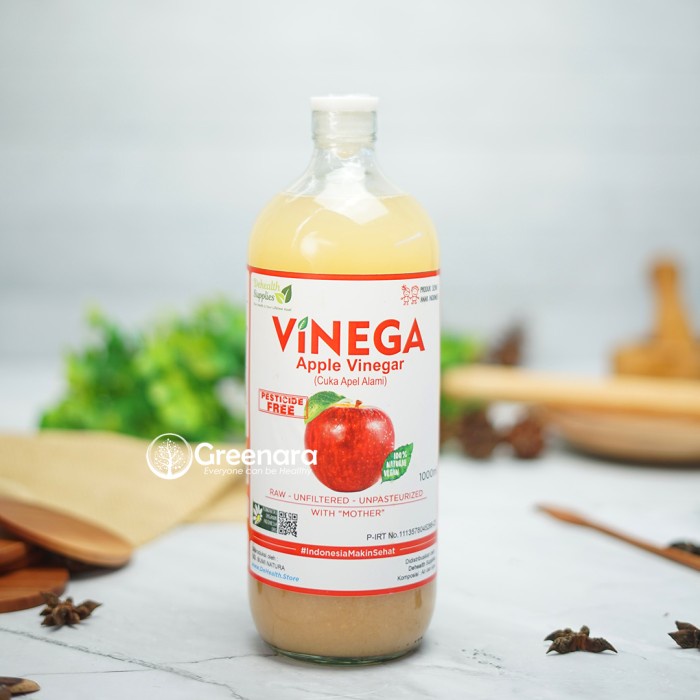 

Jual Vinega Cuka Apel 1L / Apple Cider Vinegar 1000Ml