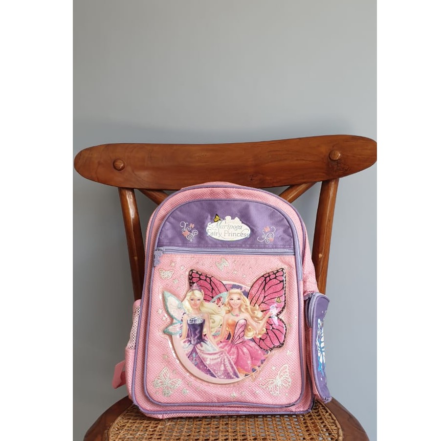 (Preloved) Tas Sekolah Barbie Mariposa
