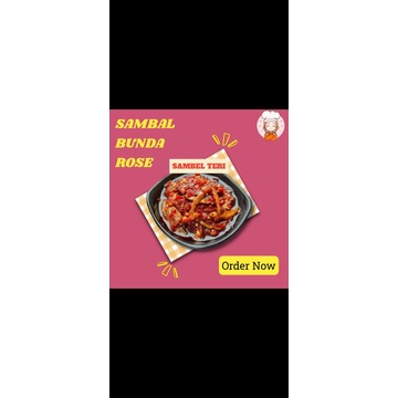 

Sambal teri,pedas,menggoda,sambal bunda rose