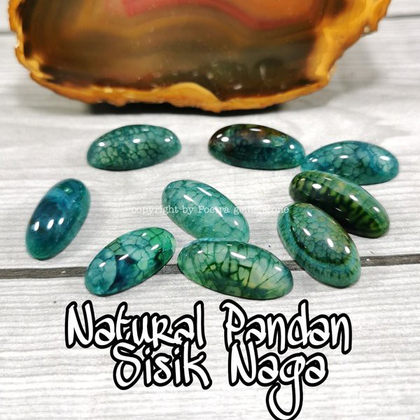Batu Akik Natural Pandan Sisik Naga