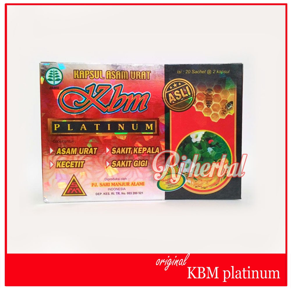 Kapsul KBM PLATINUM Box Merah ORIGINAL