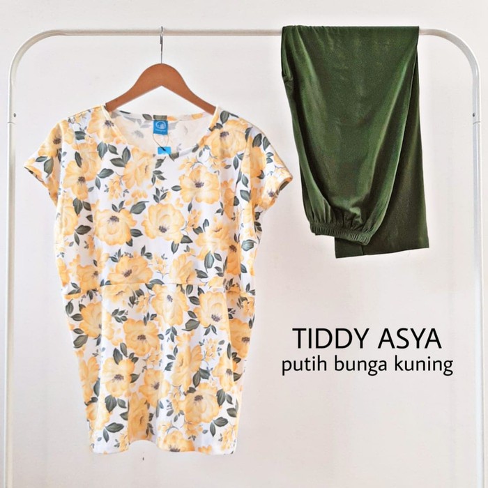 MAMIGAYA Piyama Menyusui- TIDDY Asya Baju Tidur Menyusui Lengan Pendek