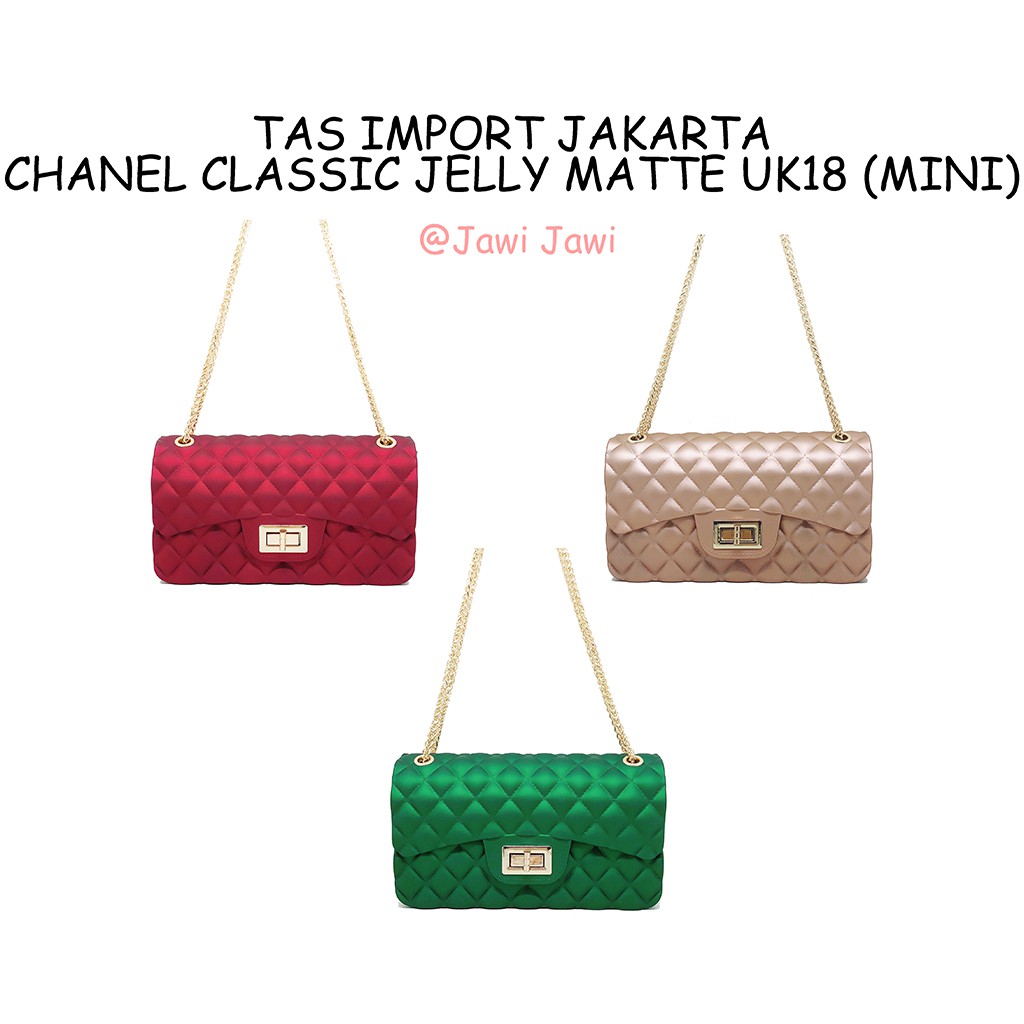 TAS IMPORT CHANEL CLASSIC JELLY MATTE UK18 (MINI) TSM18