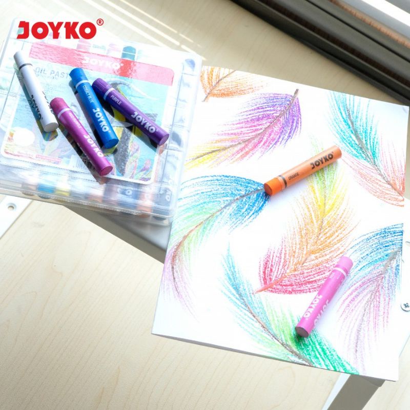 oil pastel joyko 18 warna crayon joyko oil pastel OP-18CH