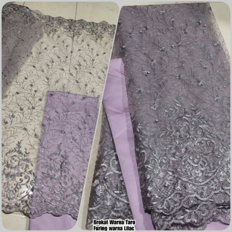 Kebaya tile mutiara/brokat kebaya tile mutiara/kebaya tile mutiara bordir/kebaya tule mutiara promo