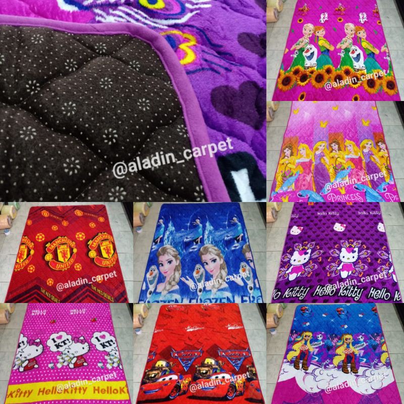 Karpet Anak Karakter Quilting 180x130cm