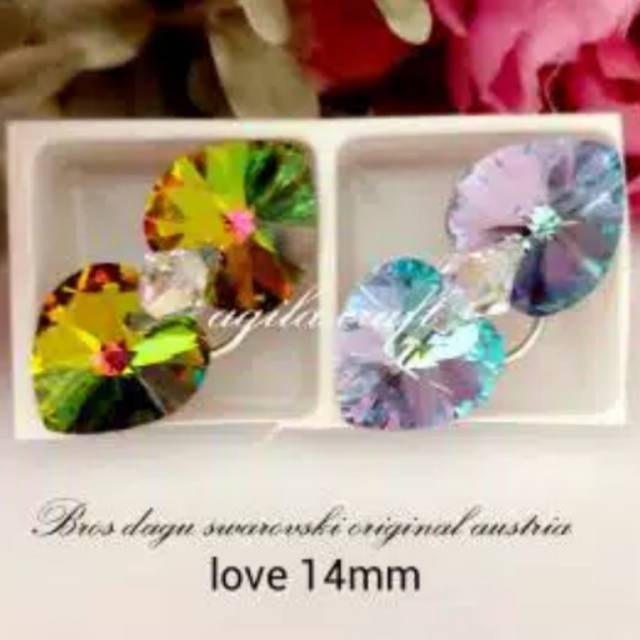 PENITI SWAROVSKI LOVE 14MM ORI