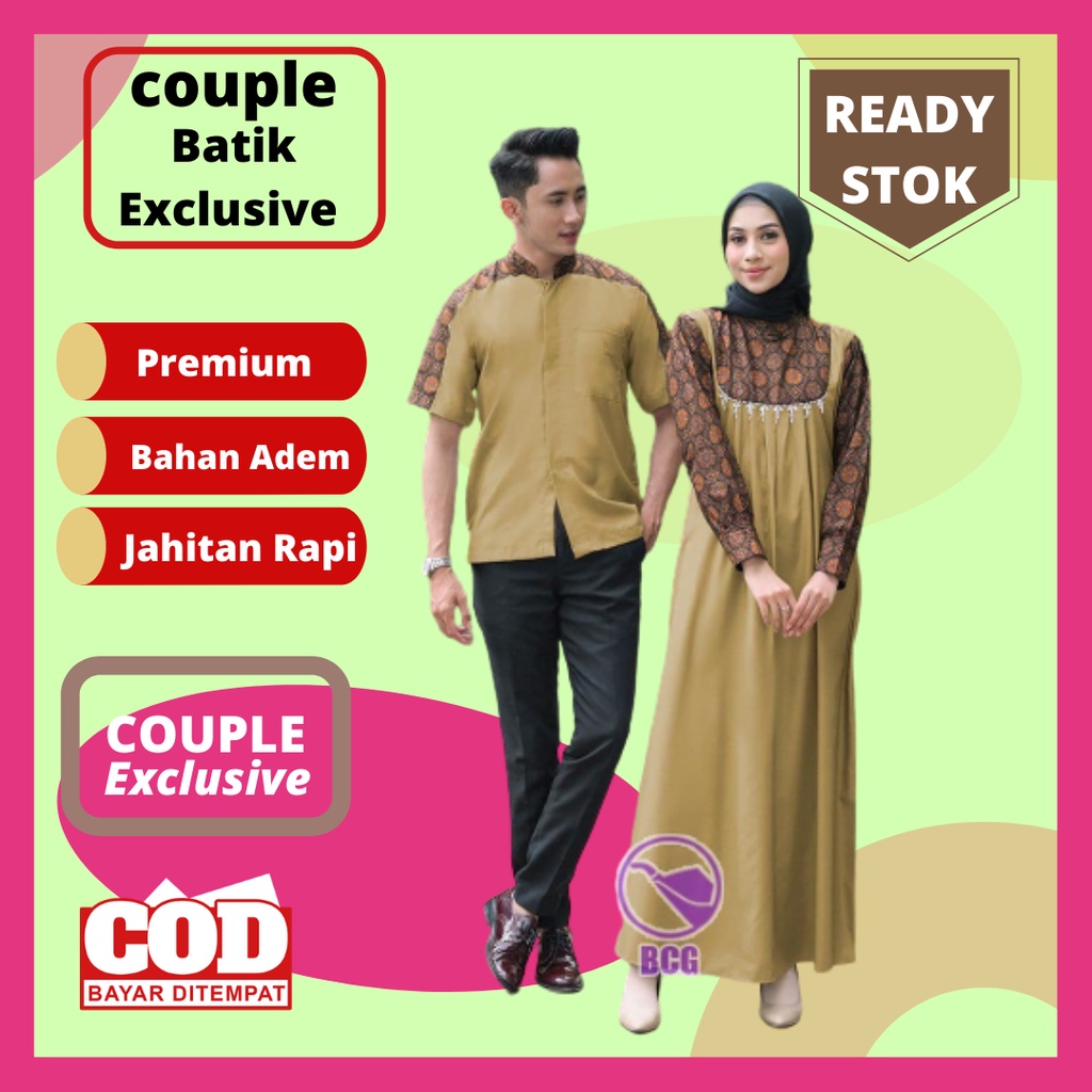 Couple Batik Exclusive Baju Koko Gamis 1 Set Couple Batik Exclusive 1 Set Baju Gamis Remaja 1 Set