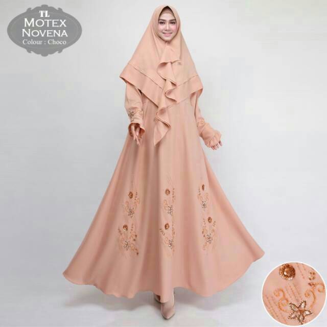 ALYA GAMIS SYARI NOVENA HIJAB DRES MUSLIM FASHION