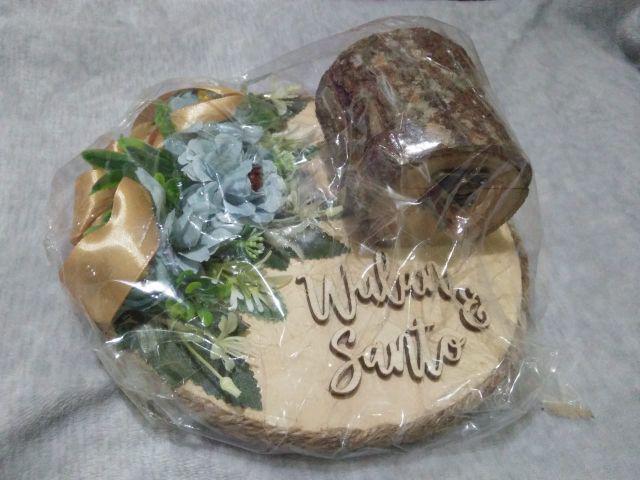 Ring Bearer Kayu - Kotak Cincin Rustic