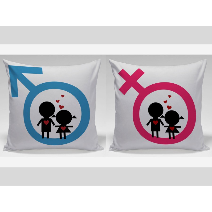 

Bantal Dekorasi custom kado valentine hadiah valentine kado pacar hadiah pacar - couple 10