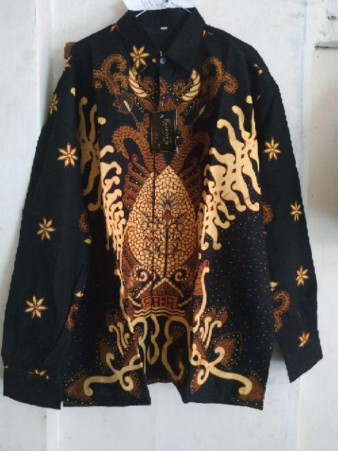 Pripoen Batik Kemeja Batik Premium Lapis Furing Trikot .super Halus Jahitan Rapi