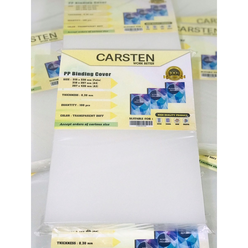 

Mika Doff tebal 0.30mm ukuran A4 isi 100pcs
