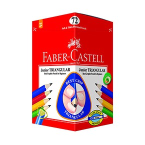 

Faber-Castell Junior Grip Black Pencil Pac of 72