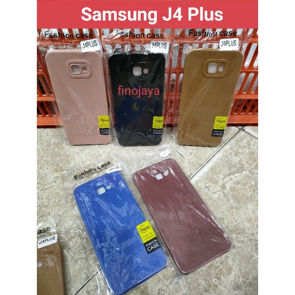 Softcase Samsung J4 Plus Silikon Casing Selicon Case Macaron Pelindung Pro Camera