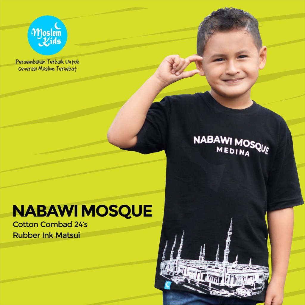 Kaos Anak Moslem Kids Size L-XL