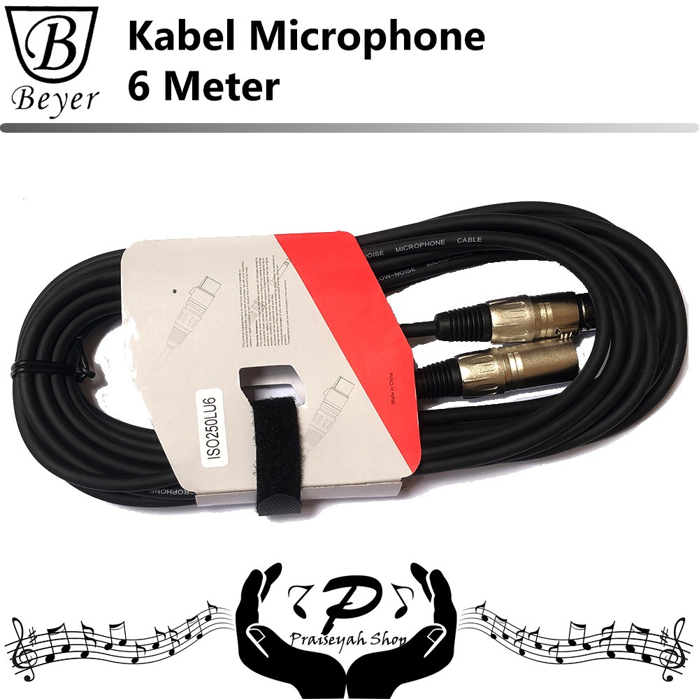 Kabel Mikrofon 6 Meter / Microphone Cable